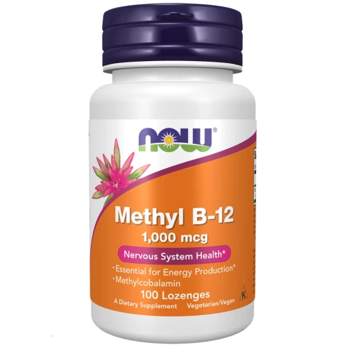 NOW - Methyl B-12 1,000 mcg - 100 pastelek NOW - Methyl B-12 1,000 mcg - 100 pastelek